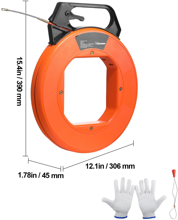VEVOR Lanksti laidų traukimo juosta 38 m