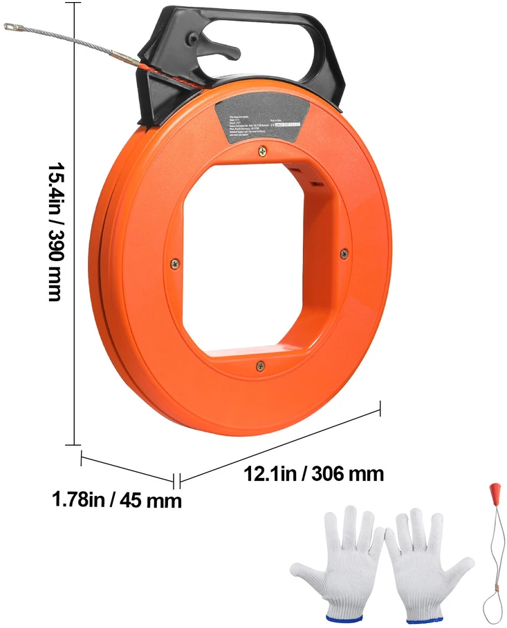 VEVOR Lanksti laidų traukimo juosta 38 m