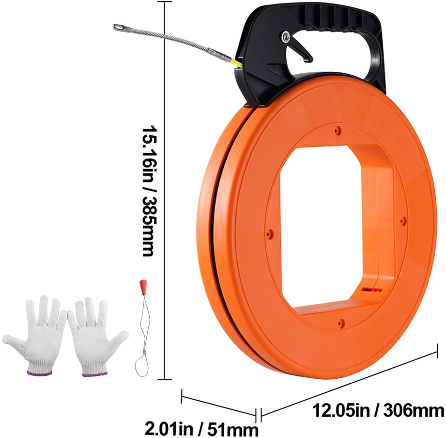 VEVOR Žvejo juosta kabelių traukimas 60 m