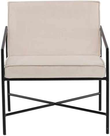 Vieno sėdynės sofa, Rakel, 65x78x66 cm, kreminės spalvos
