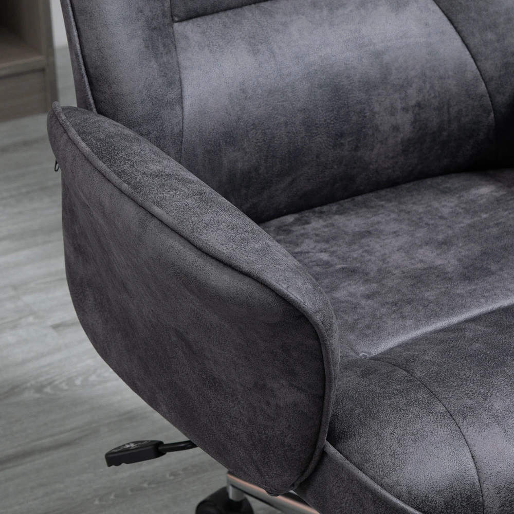 Vinsetto Ergonomiška biuro kėdė su supimo funkcija, reguliuojamo aukščio, keliamoji galia iki 120 kg, 67x69x92-102 cm