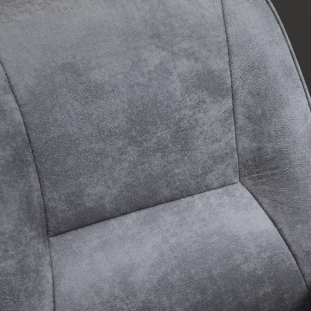 Vinsetto biuro kėdė, moderni darbo kėdė su supimosi funkcija, reguliuojamo aukščio, ergonomiška, 360° besisukantys ratukai
