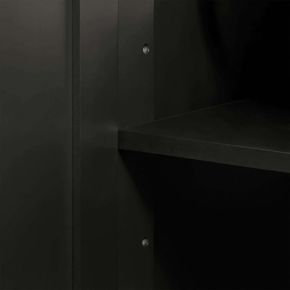 SoBuy virtuvės sala su ratukais, virtuvės salos, darbo stalas, virtuvės vežimėlis, FKW110-SCH