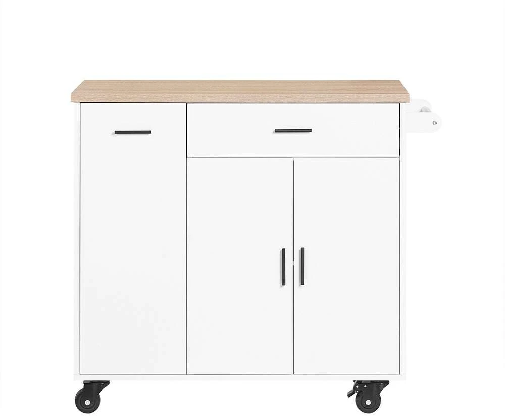 Virtuvės sala, SoBuy FKW126-WN, 105x46x92 cm