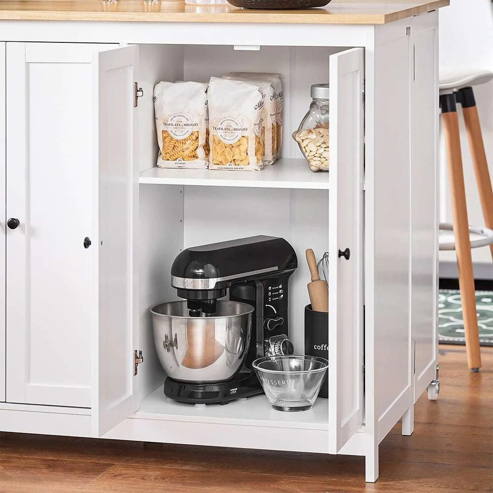 Sobuy Virtuvės salos Virtuvės spintelės Sideboard Darbo stalas Baro stalas KNL10-WN