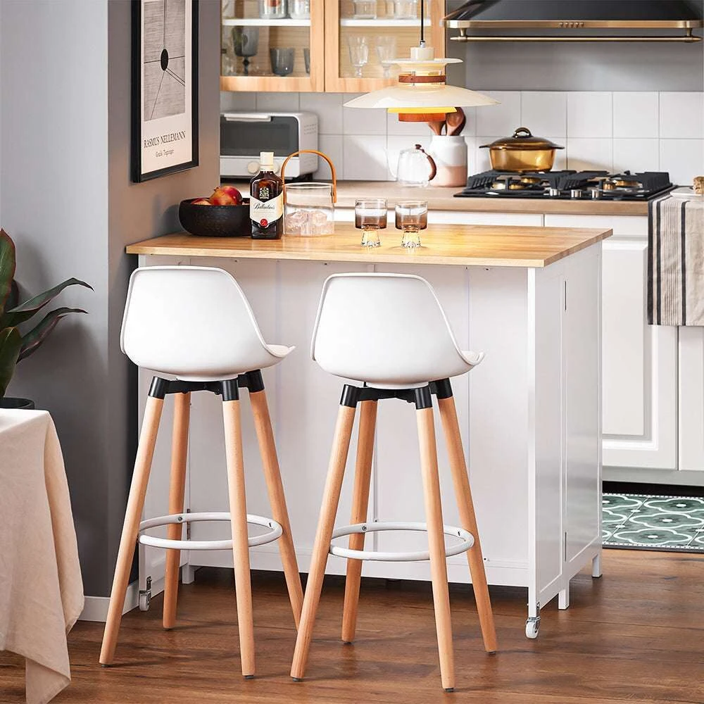 Sobuy Virtuvės salos Virtuvės spintelės Sideboard Darbo stalas Baro stalas KNL10-WN