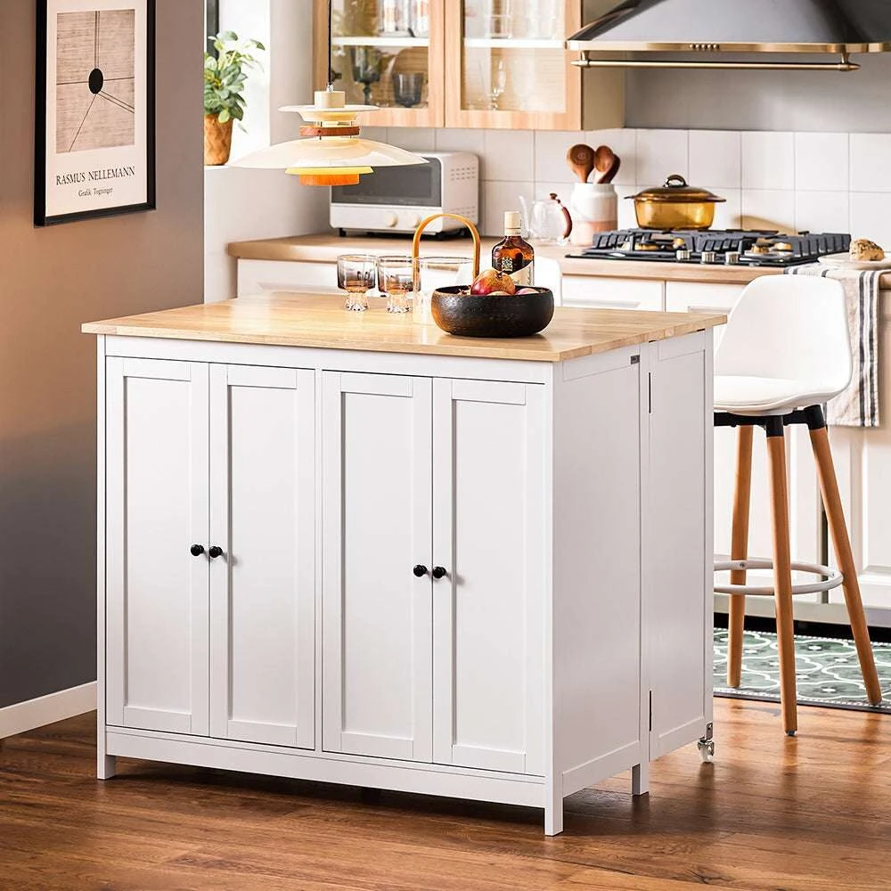 Sobuy Virtuvės salos Virtuvės spintelės Sideboard Darbo stalas Baro stalas KNL10-WN