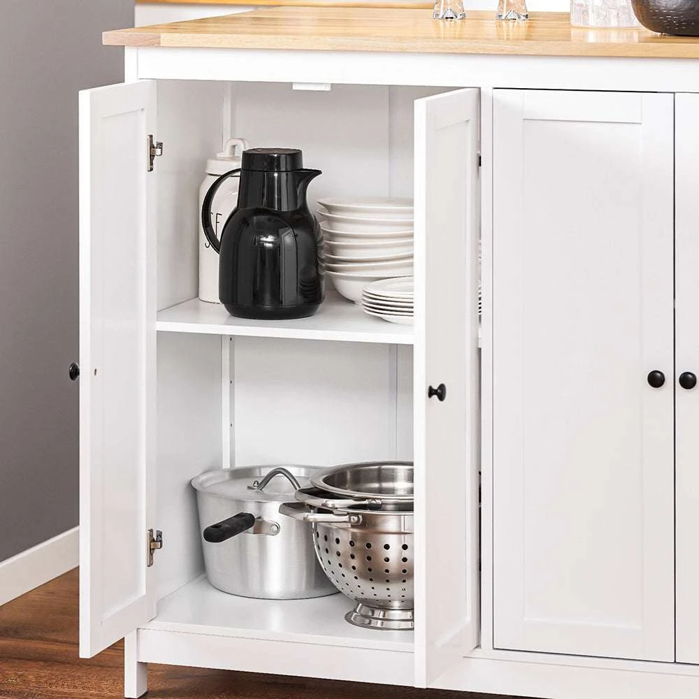 Sobuy Virtuvės salos Virtuvės spintelės Sideboard Darbo stalas Baro stalas KNL10-WN