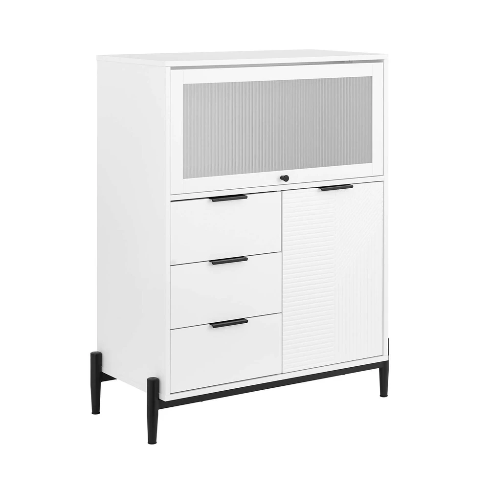TV staliukas Virtuvės spintelė, SoBuy FSB94-W, 86x40x108 cm