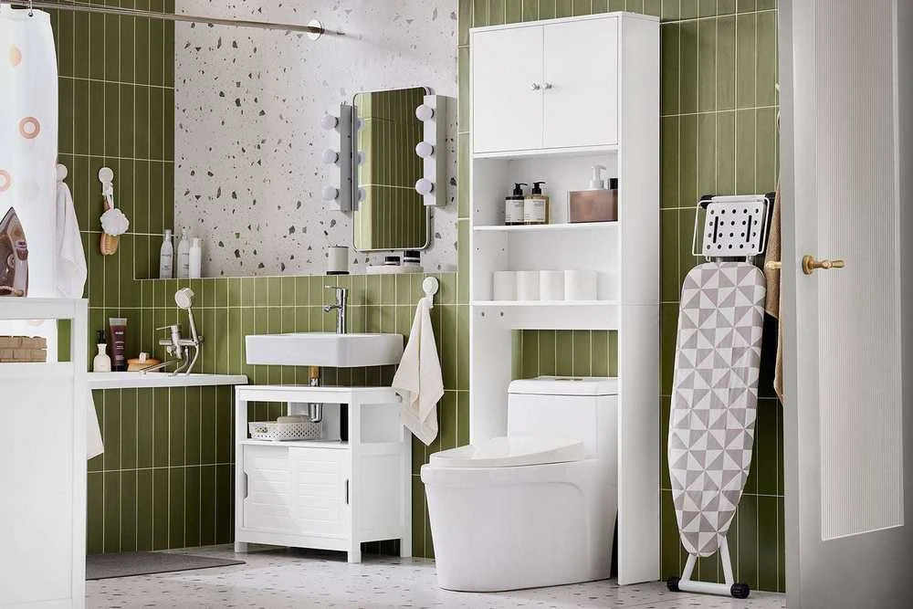 Vonia spintelis, SoBuy BZR165-W, 65x20x182 cm