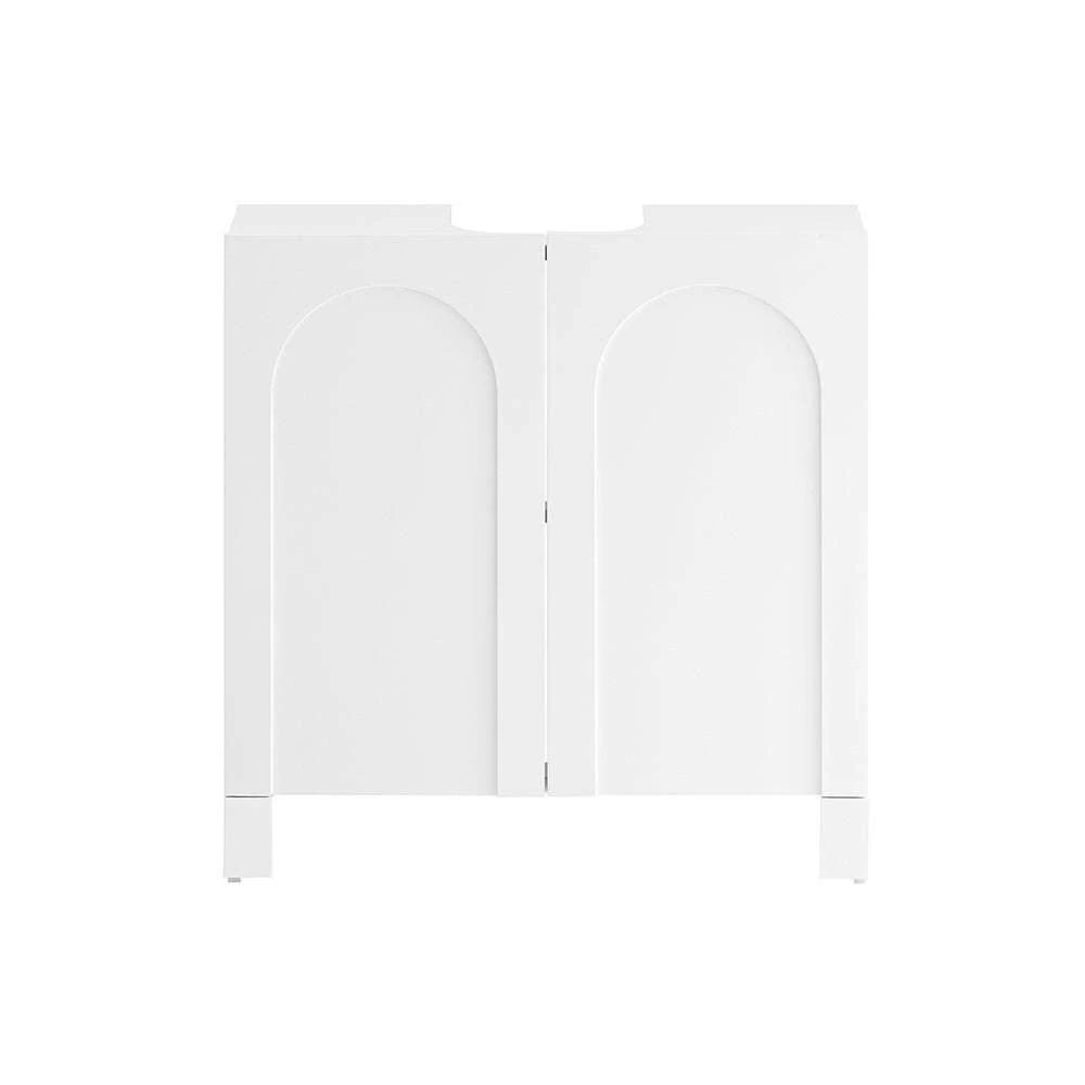 Sobuy Vanity Unit Vonios kambario baldai su 2 durimis BZR164-W