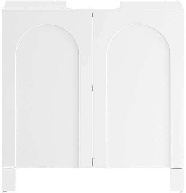 Sobuy Vanity Unit Vonios kambario baldai su 2 durimis BZR164-W