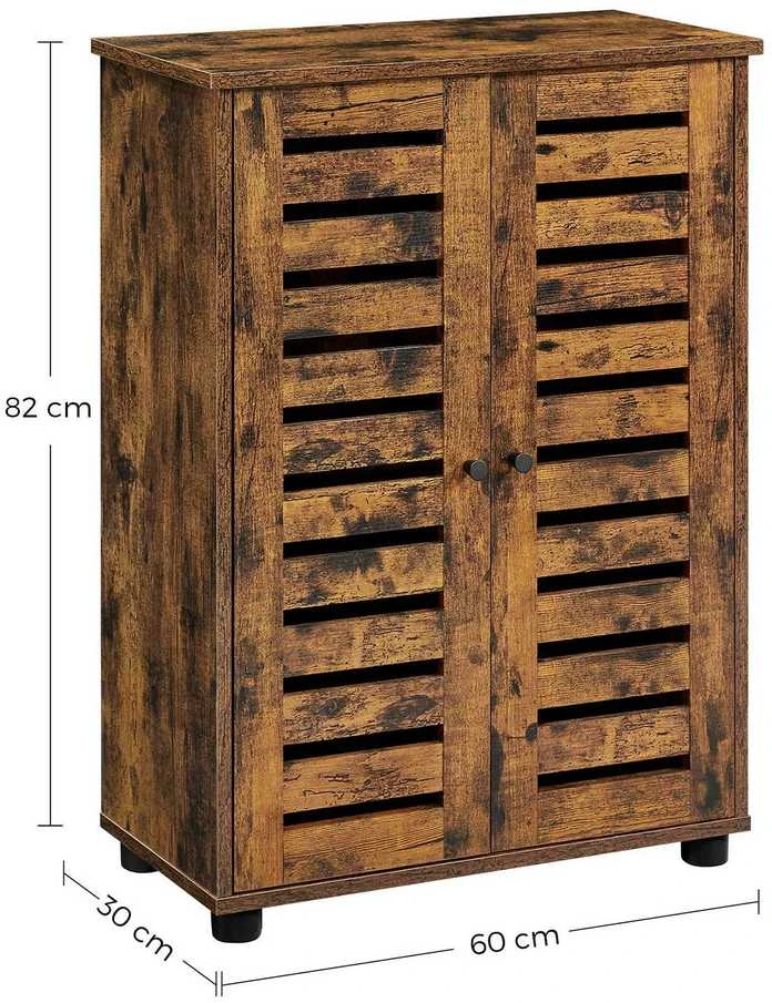 Songmics Vasagle Badezimmerschrank vintagebraun