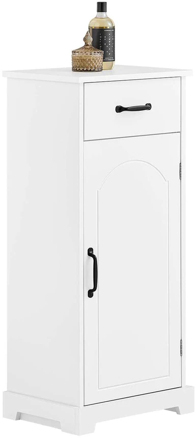 Vonios spintelė, SoBuy BZR207-W, 42x30x93 cm, balta
