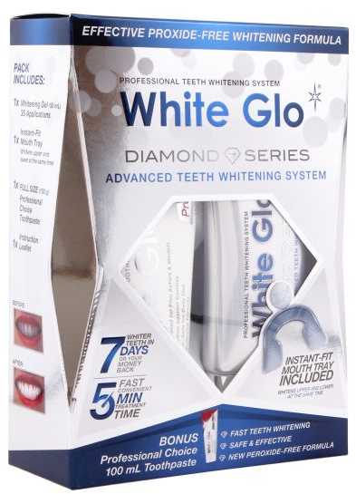 White Glo Baltas GLO DIAMOND SERIES dantų balinimo sistema