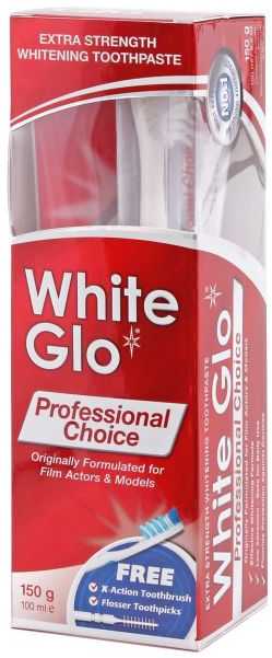 White Glo Baltas GLO PROFESSIONAL CHOICE dantų pasta, 150 g