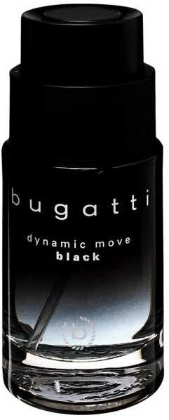 BUGATTI DYNAMIC MOVE Juodas tualetinis vanduo, 100 ml