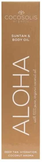 Organiškas kūno įdegio aliejus Cocosolis ALOHA, 110ml