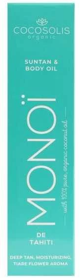 Cocosolis Monoi Suntan & Body Oil kūno įdegio aliejus, 110 ml
