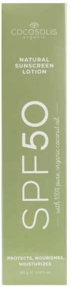 Cocosolis Natūralus apsauginis losjonas nuo saulės Spf50 100ml
