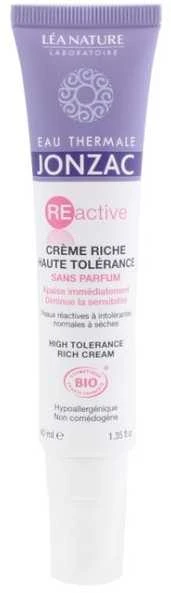 Jonzac Crema Rica Tolerancia React veido kremas 40ml