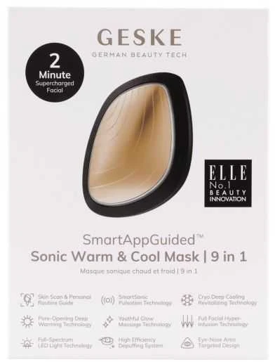 GESKE 9 IN 1 SONIC WARM COOL veido priežiūros prietaisas