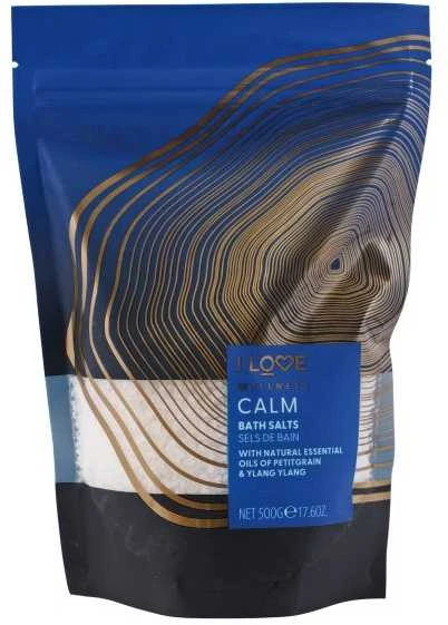 I LOVE WELLNESS CALM vonios druska, 500g
