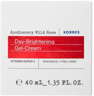 Korres Apothecary Wild Rose Day-Brightening Gel-Kreminio diena Kreminis