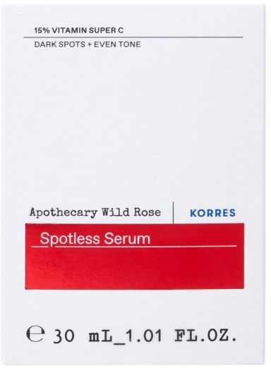 Korres Apothecary Wild Rose Spotless Serum odos serumas