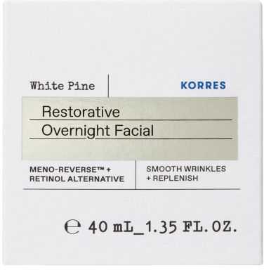 Korres Baltas Pine Restorative Overnight Facial Kreminis Night Skin Kreminis