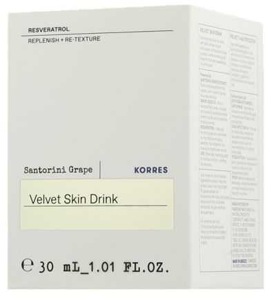 KORRES SANTORINI GRAPE VELVET SKIN DRINK veido sausas aliejus, 30 ml