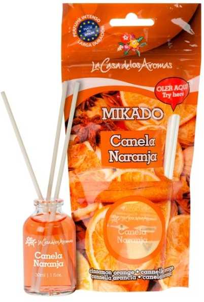 La Casa de los Aromas LOS AROMAS MIKADO CAMELA NARANJA patalpų kvėpiklis, 30 ml