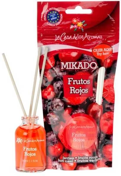 La Casa de los Aromas mikado kvapų rinkinys su raudonų uogų aromatu