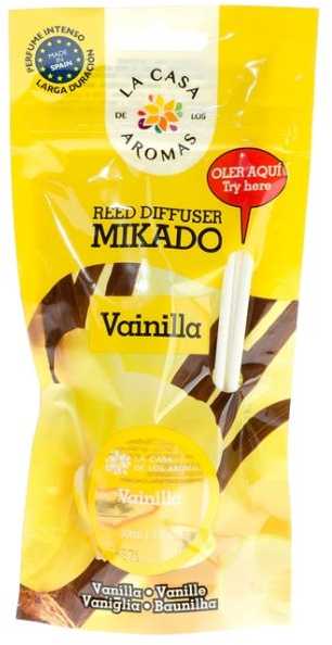 La Casa de los Aromas LOS AROMAS MIKADO VANILLA patalpų kvėpiklis, 30 ml