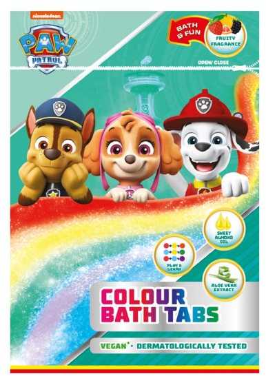 Spin Master PAW PATROL Vonios dažai, 9 x 16 g