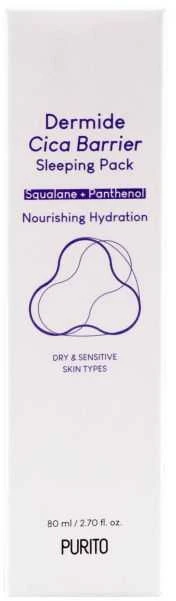 PURITO Purito Dermide Cica Barrier Hydra Night Mask (Naktinė kaukė) 80 g
