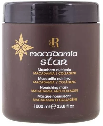 RR LINE MACADAMIA STAR plaukų kaukė, 1000 ml