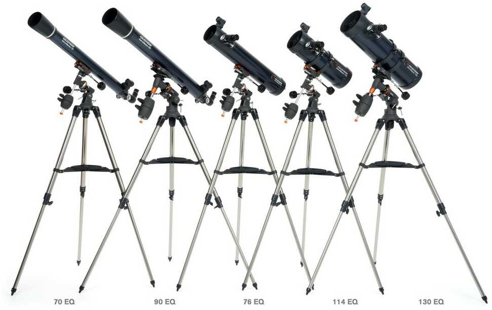 Teleskopas Celestron Astromaster 130EQ Reflector 33x Juodas, Mėlyna, Pilkas