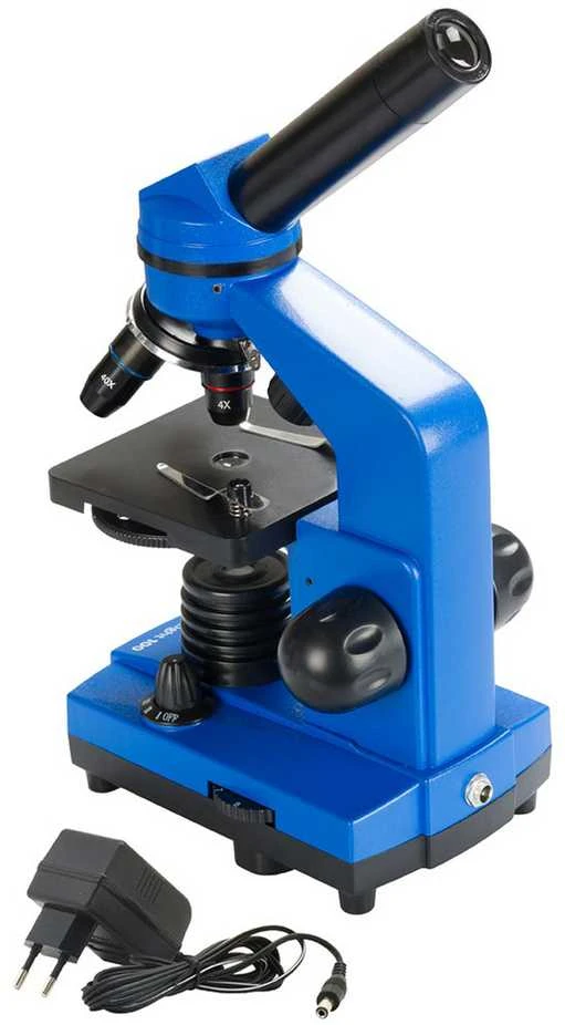 Deltaoptical Mikroskopas Biolight 100 Mėlyna