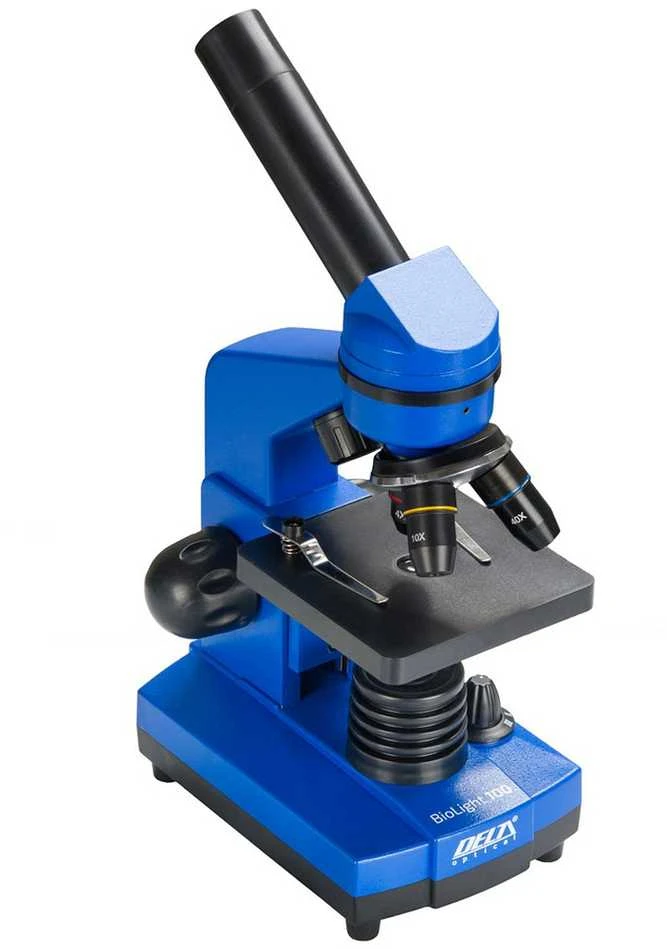 Deltaoptical Mikroskopas Biolight 100 Mėlyna