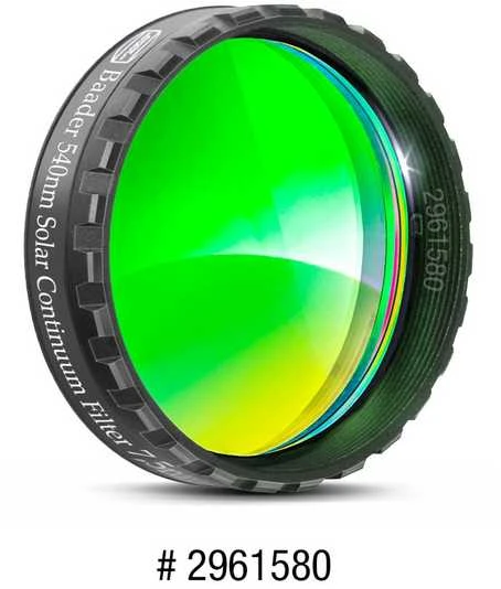 Beta Filtras Baader Planetarium 7.5 nm Solar Continuum (540 nm) 1,25``