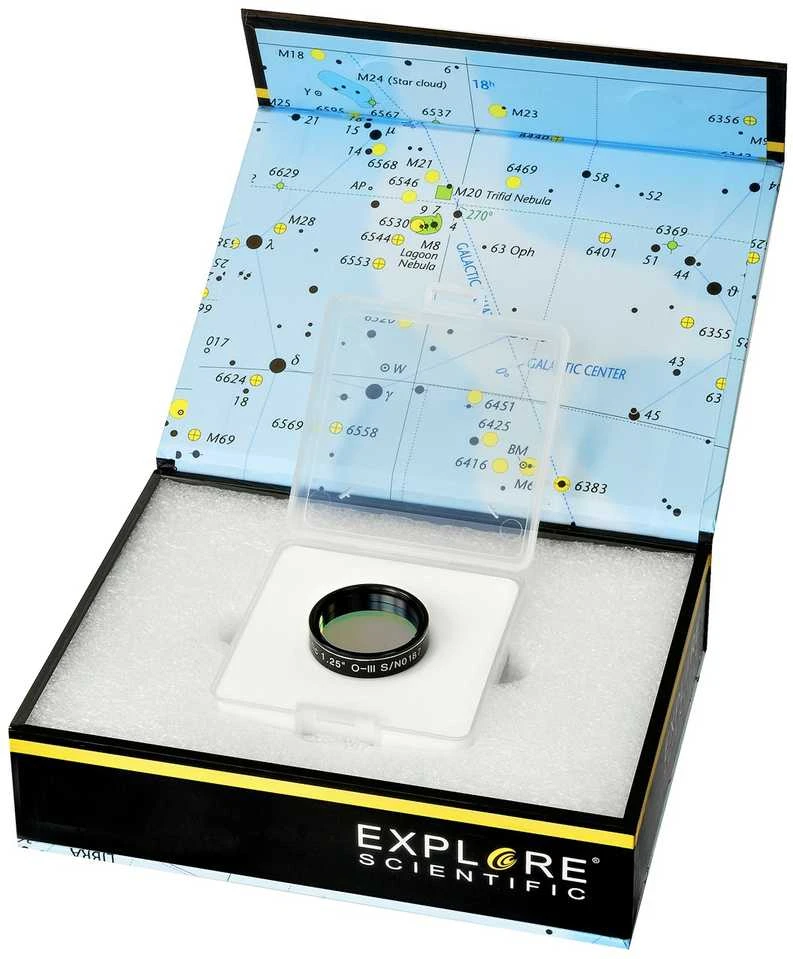 Nebula Filter 12nm EXPLORE SCIENTIFIC 1.25" O-III