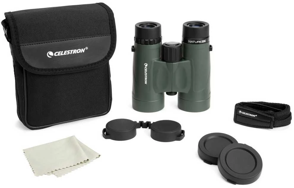 Žiūronai Žiūronų Celestron Nature DX 10x42 stogas
