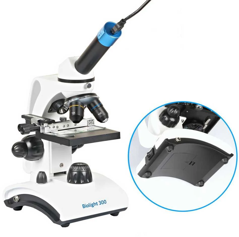 Deltaoptical Mikroskopas Biolight 300 su video kamera