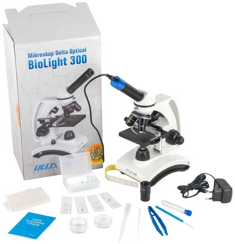 Deltaoptical Mikroskopas Biolight 300 su video kamera