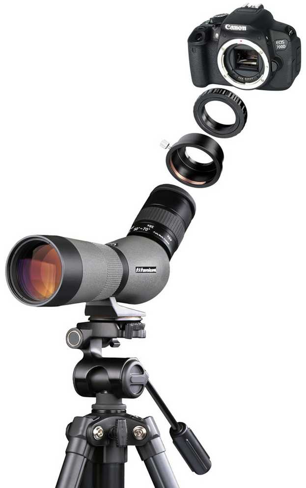 Foto adapteris T-2, skirtas „Titanium II 65ED“