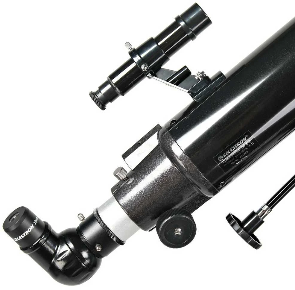 Teleskopas - Celestron PowerSeeker 80EQ 225x Juodas