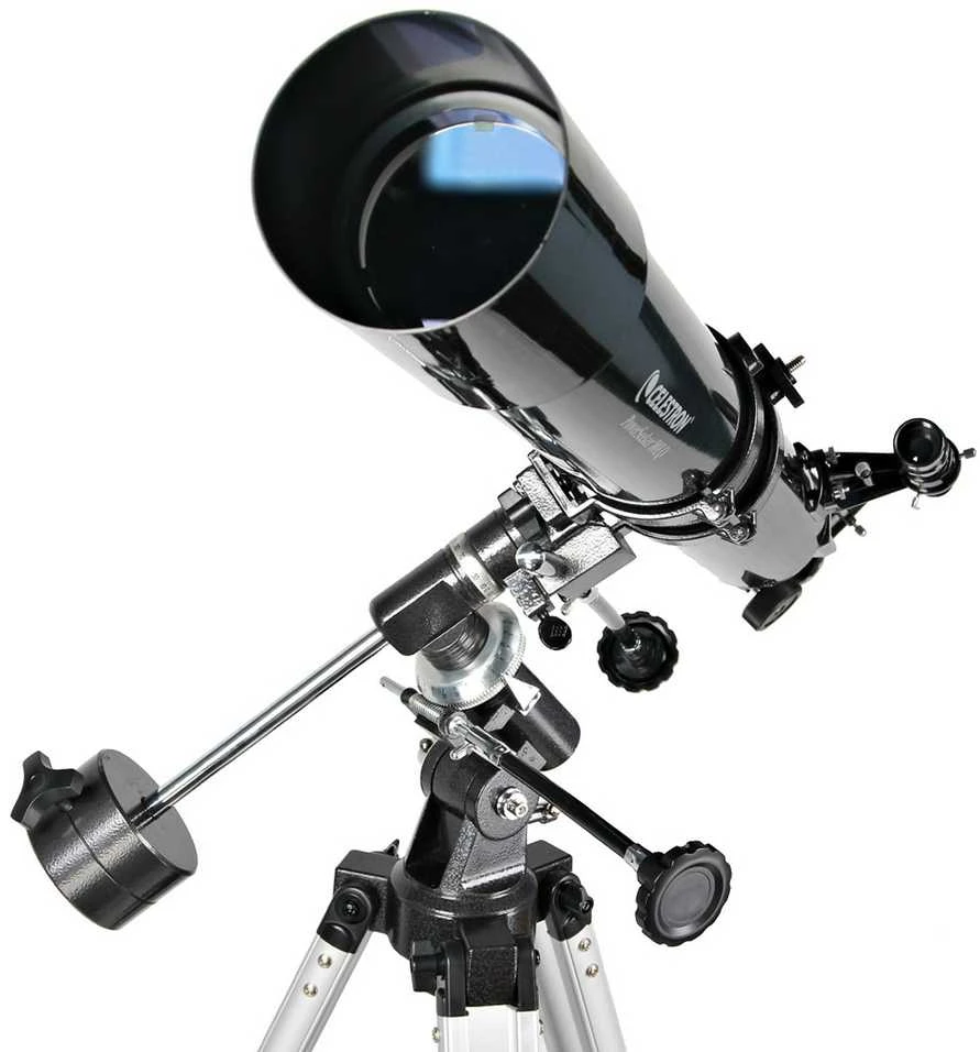 Teleskopas - Celestron PowerSeeker 80EQ 225x Juodas