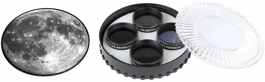 Celestron Moon filtrų rinkinys 1,25"