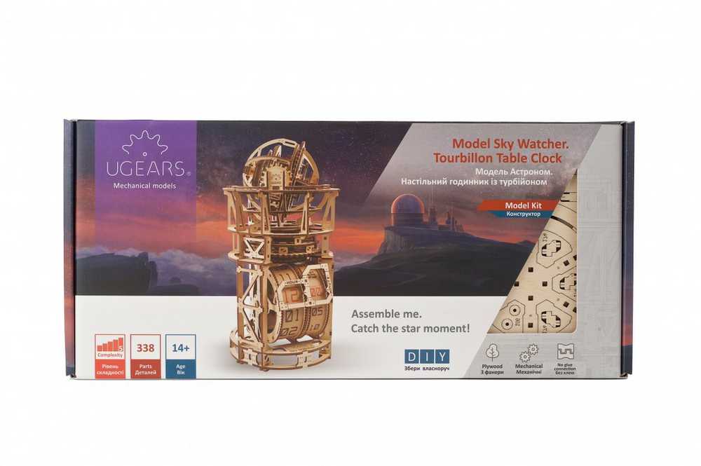 Ugears Sky Watcher Tourbillon tapo laikrodiu